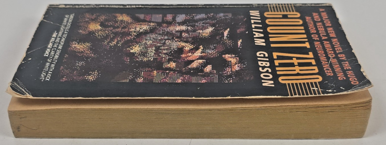 3 William Gibson Sprawl Trilogy ~ Mona Lisa (HC, 1st), Neuromancer & Count Zero