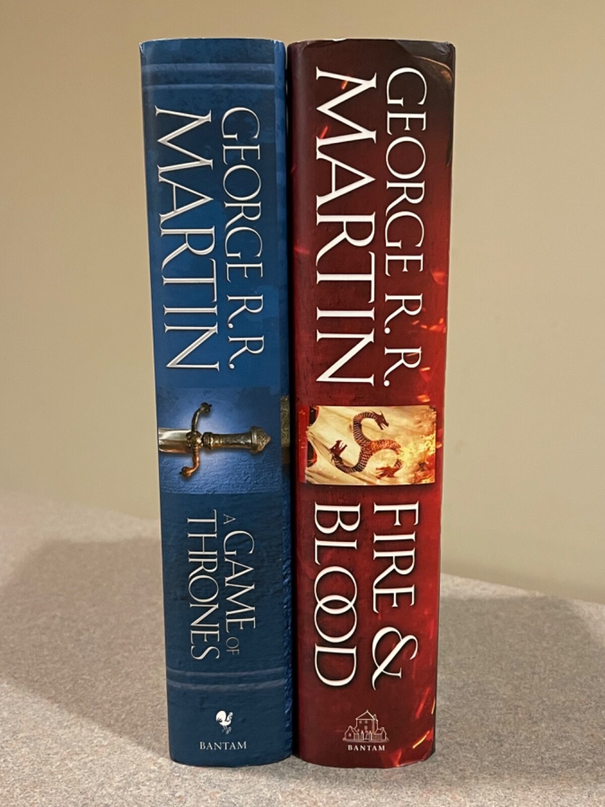 A Game of Thrones & Fire & Blood George R R Martin (Hardcover Lot) House Dragon