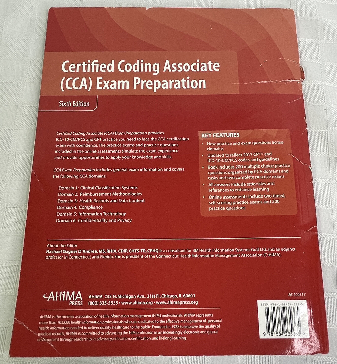 Certified Coding Associate (CCA) Exam Preparation Sixth Edition 2017