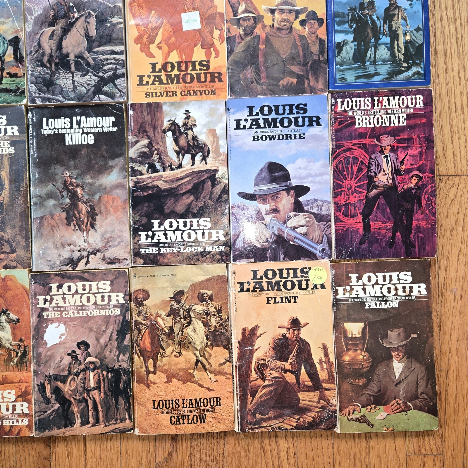 Lot Of 20 Louis L’Amour Western Paperbacks Vintage.