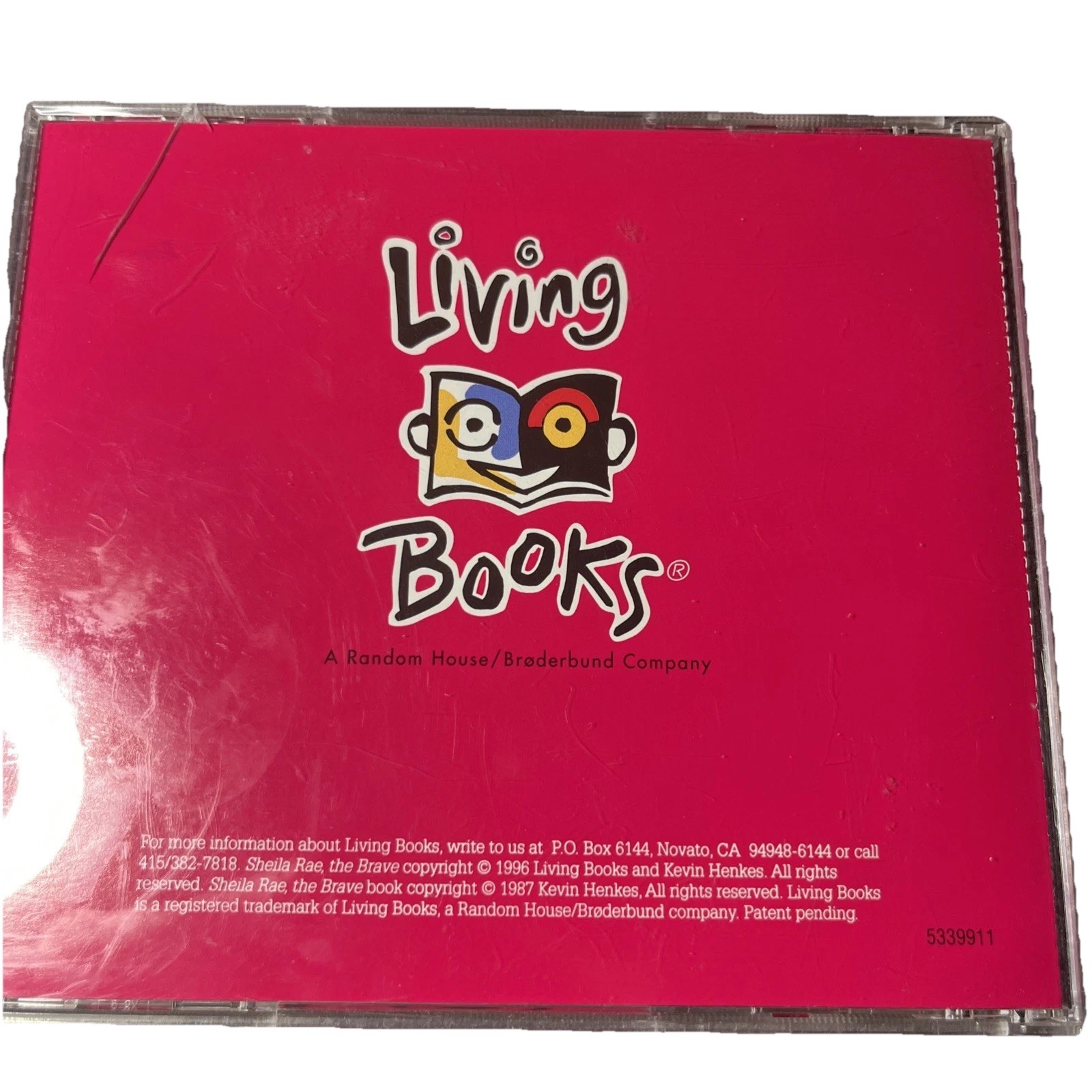 Living Books “Sheila Rae, the Brave” Users Guide CD ROM, 1994 Random House