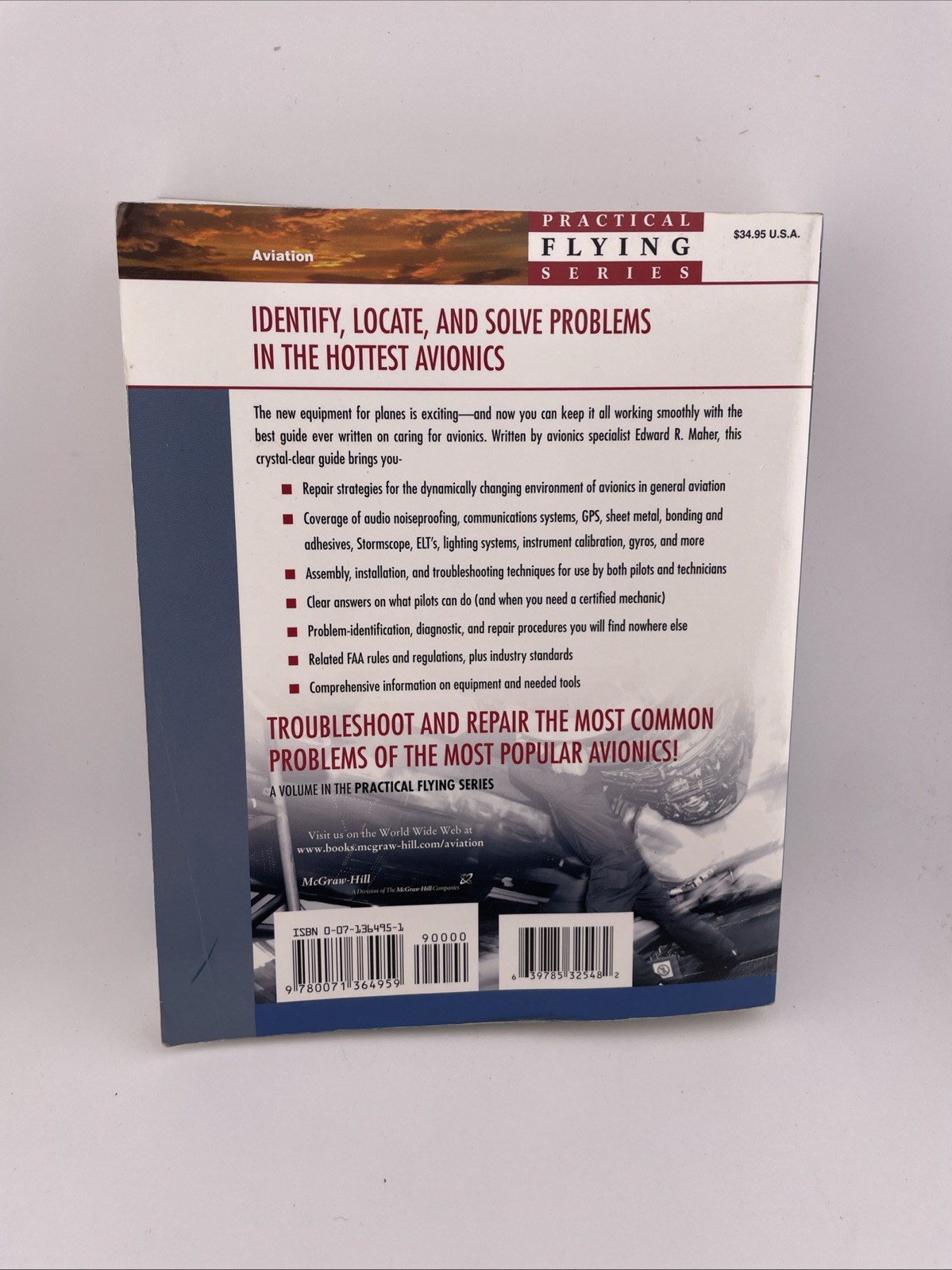 Avionics Troubleshooting and Repair by Edward R. Maher (2001, Trade Paperback)
