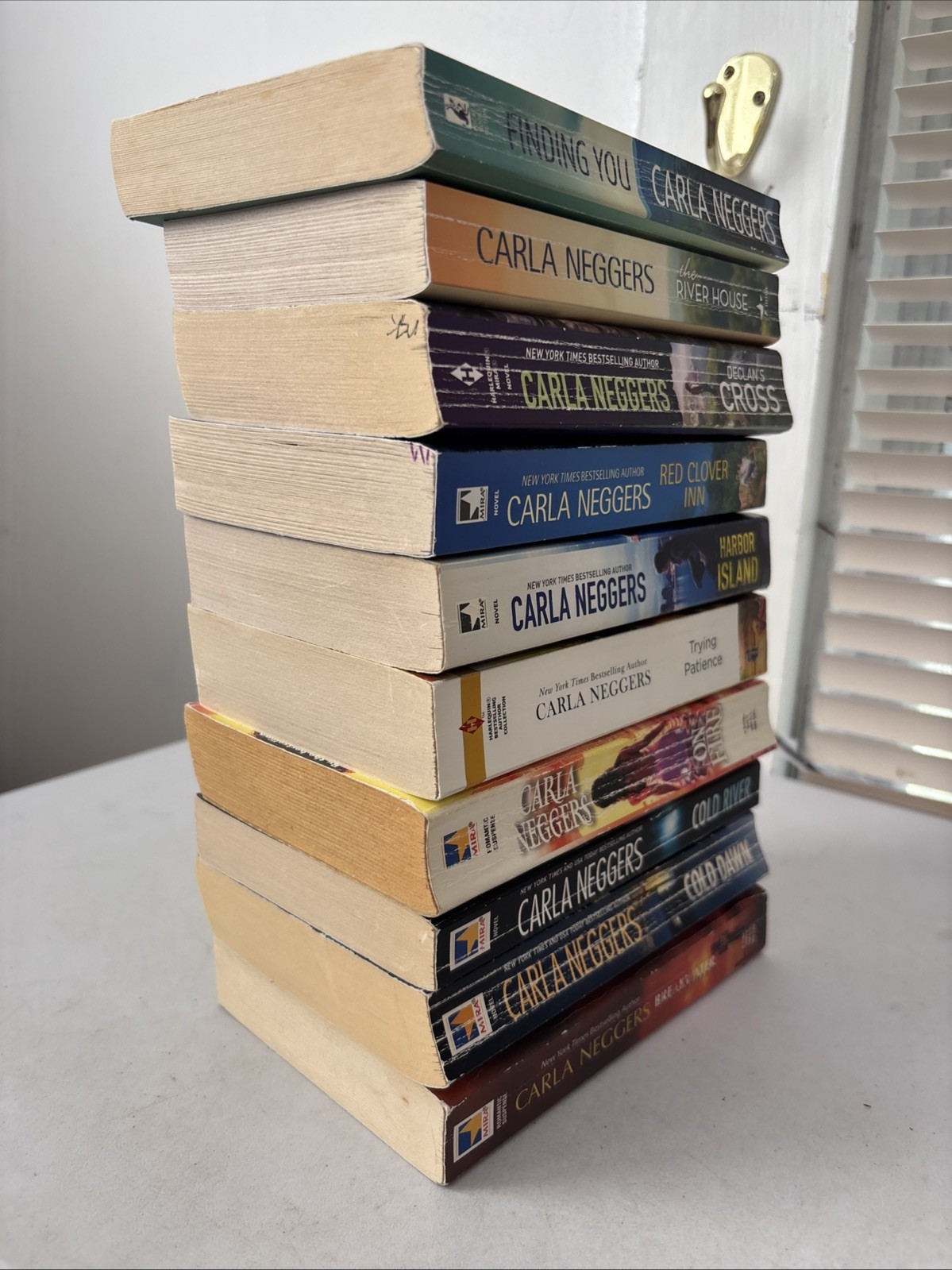 Lot of 10 – Carla Neggers – Harbor Island, On FIre, and More – Free Shipping