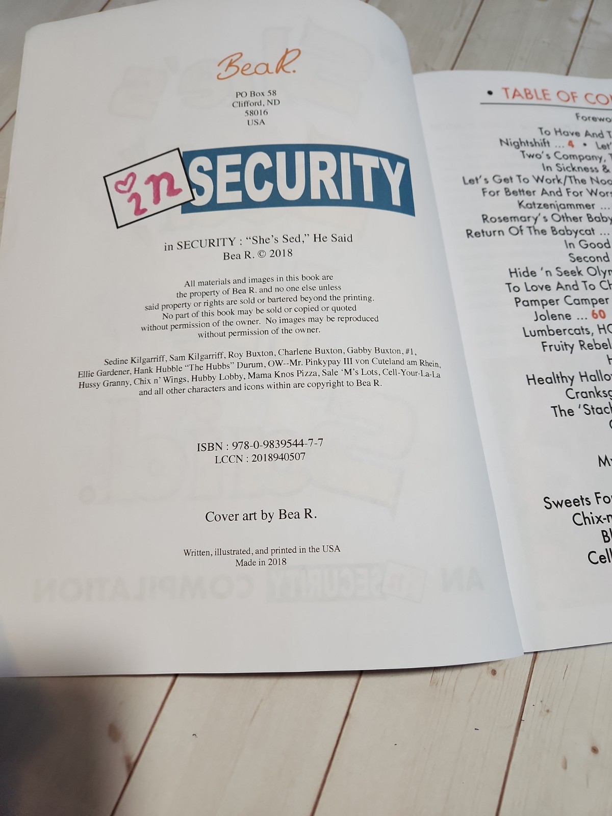 Bea R „She’s Sed“, He Said. Pbk An Insecurity Compilation