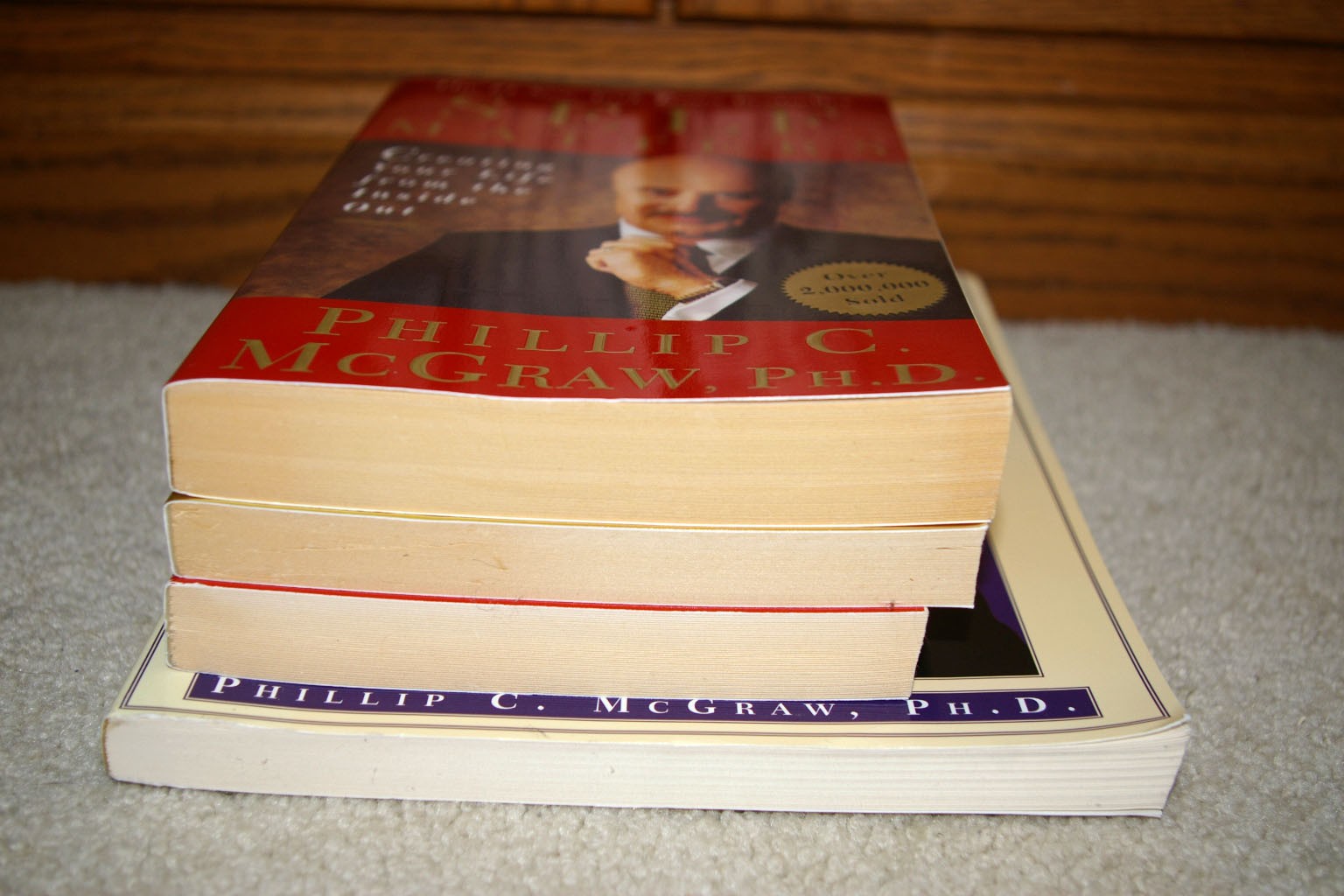Lot 4 Phil McGraw Self Help Books & Workbooks Life Strategies & Self Matters EUC