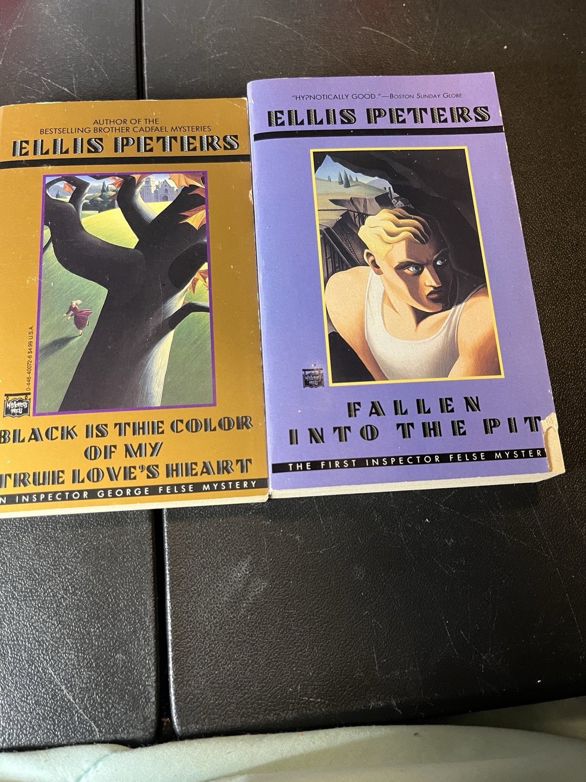 Lot of 2 Ellis Peters INSPECTOR GEORGE FELSE MYSTERY paperbacks Fallen