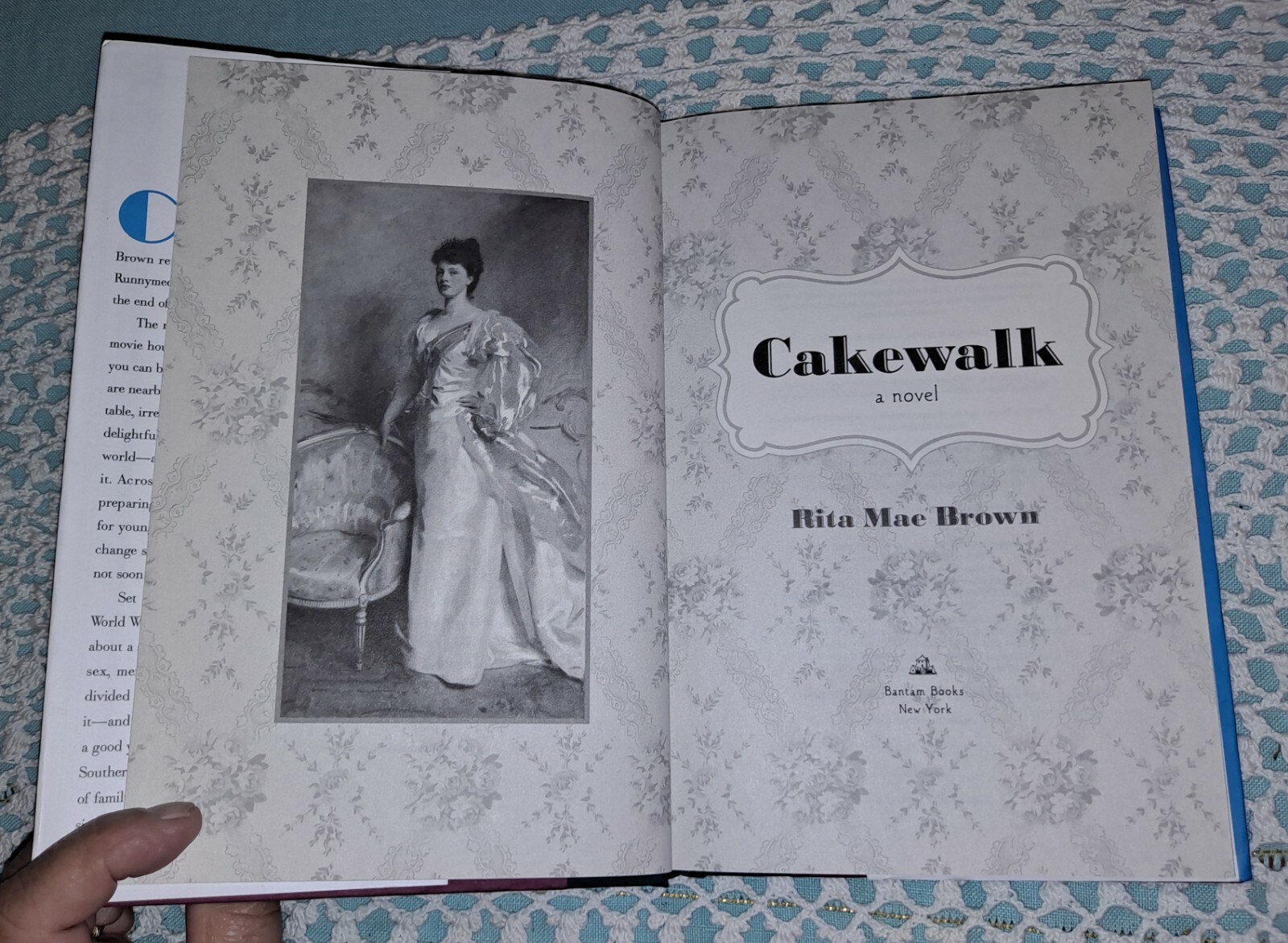Cakewalk: A Novel by Rita Mae Brown, 2016 (1st Edition), HC w/ DJ, 301 pages