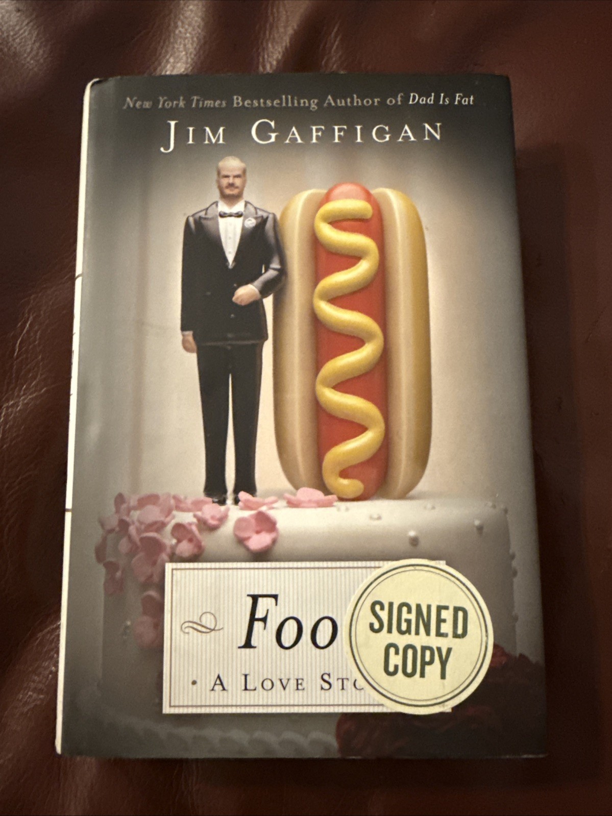 SIGNED Jim Gaffigan Food: A Love Story Hardcover Book Comedy First Edition