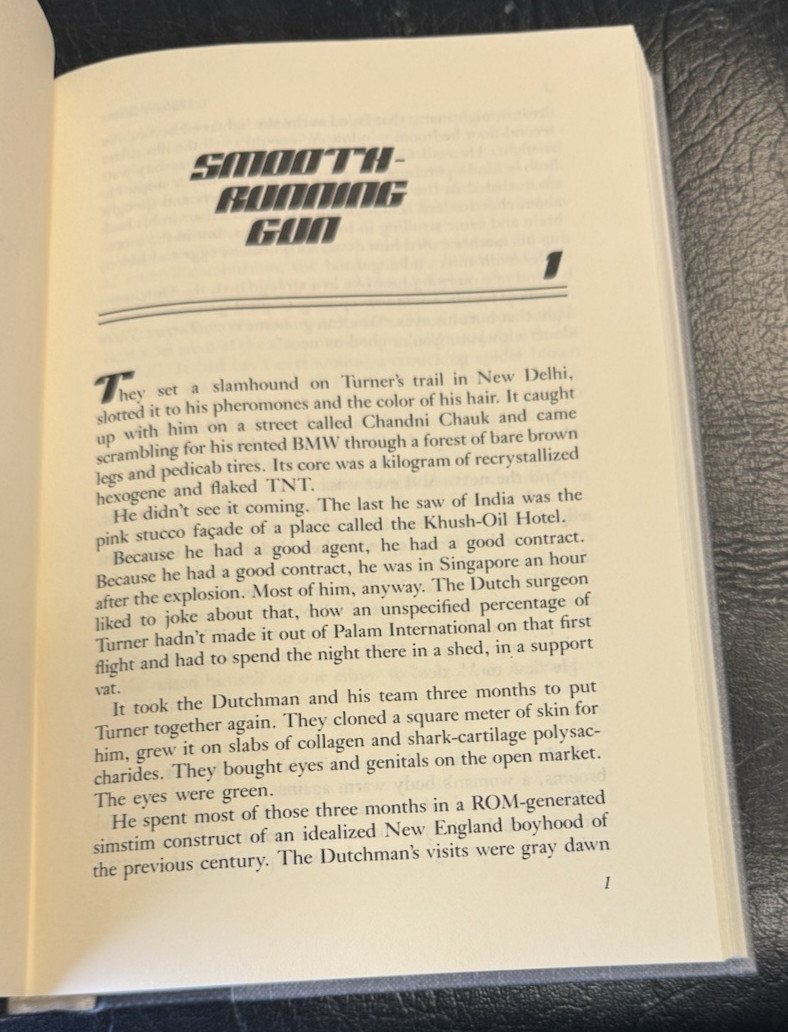Count Zero William Gibson 1st Edition 1st Printing 1986 HC/DJ Cyberpunk Rare