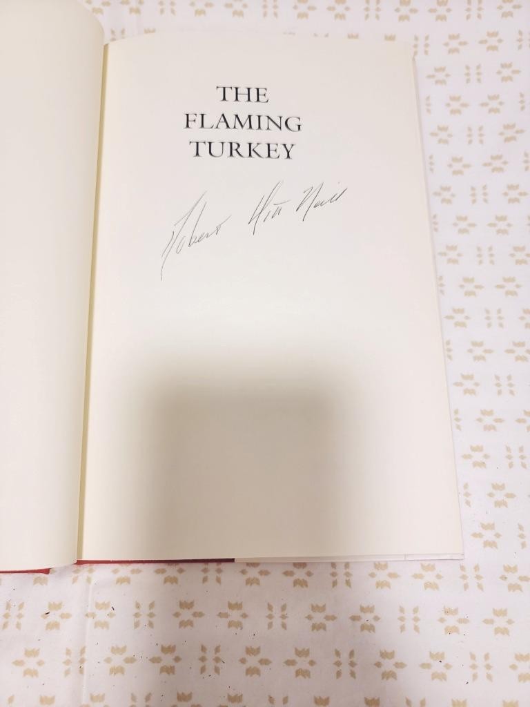THE FLAMING TURKEY, *SIGNED* Robert Hitt Neill, 1986 Hard Cover FF9.4