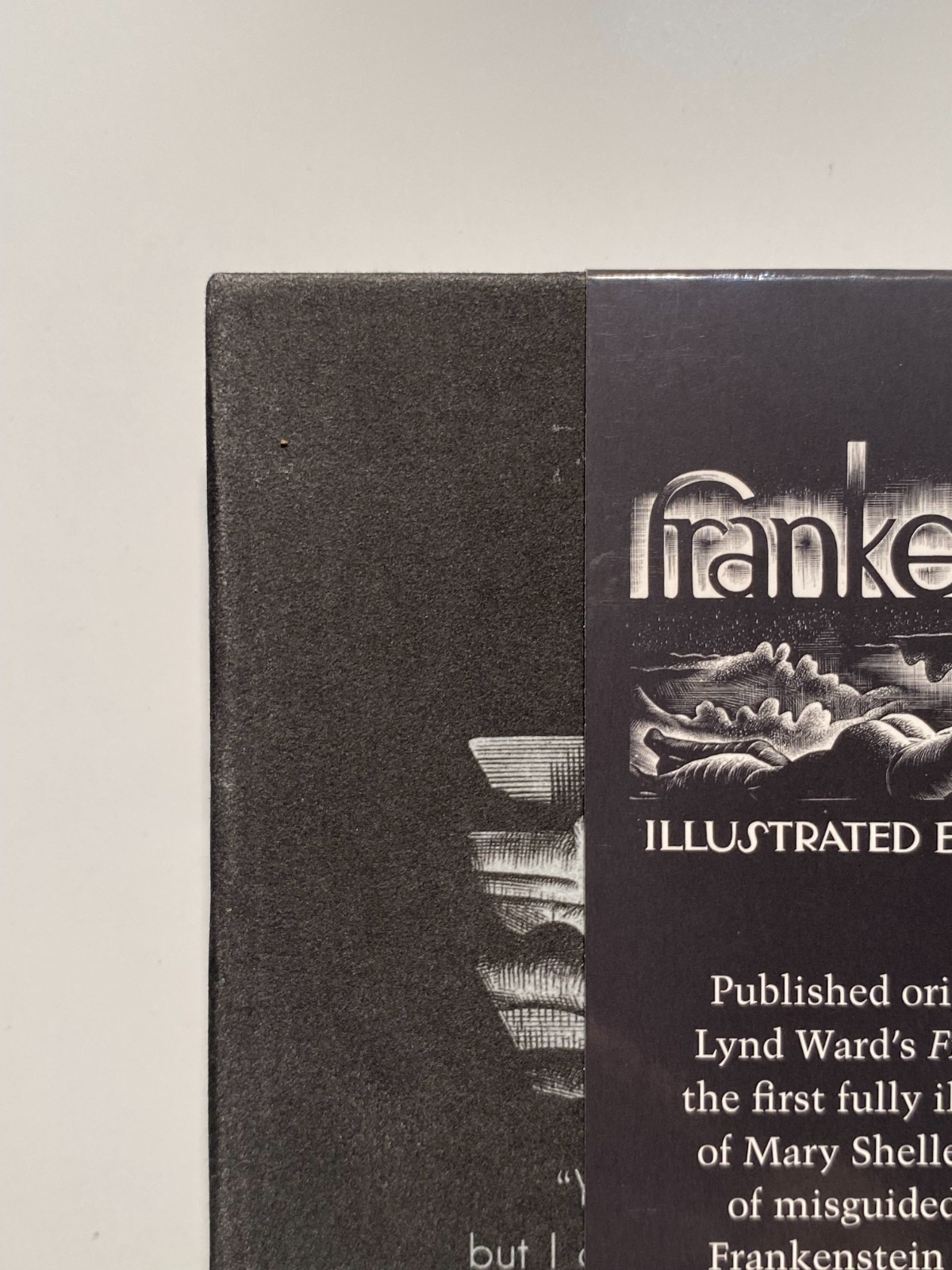 FRANKENSTEIN GRAPHIC NOVEL MARY SHELLY WITH LYND WARD ILLUSTRATIONS 2010 9.2 js