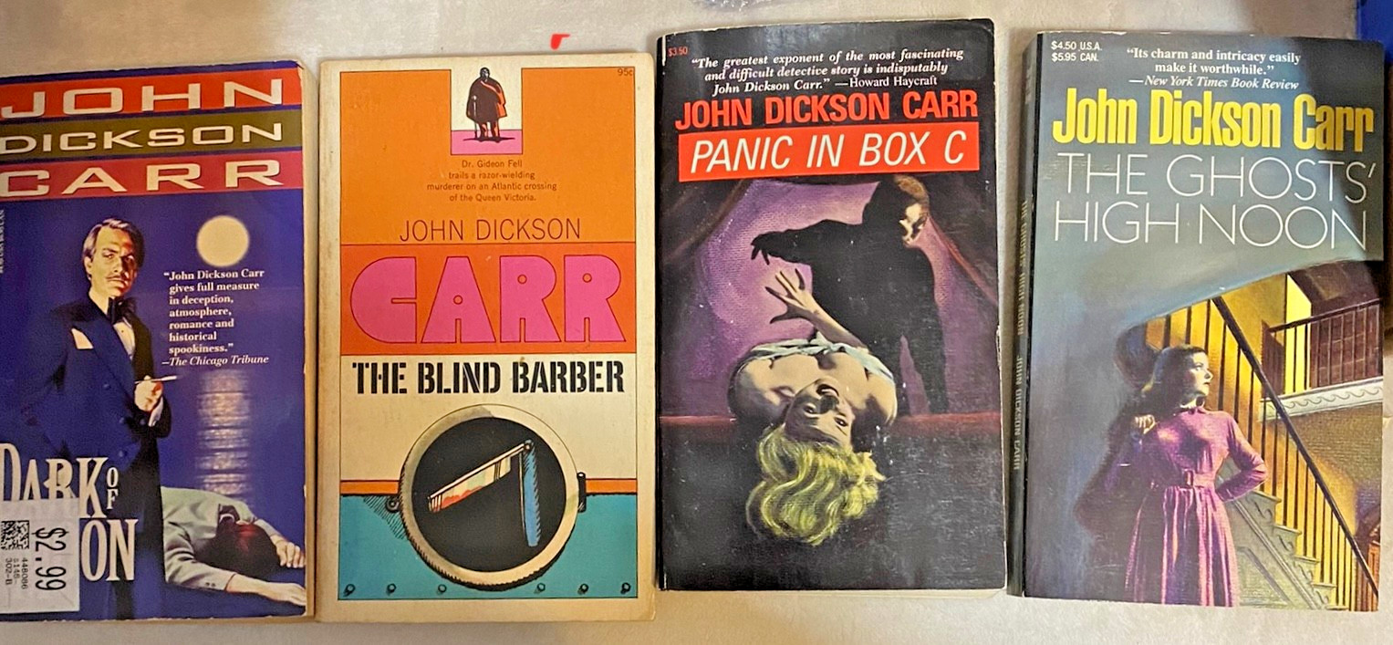 John Dickson Carr Carter Dickson BUY AS MANY LIKE NEW PB & GET $4.75 FLAT SHIP#8