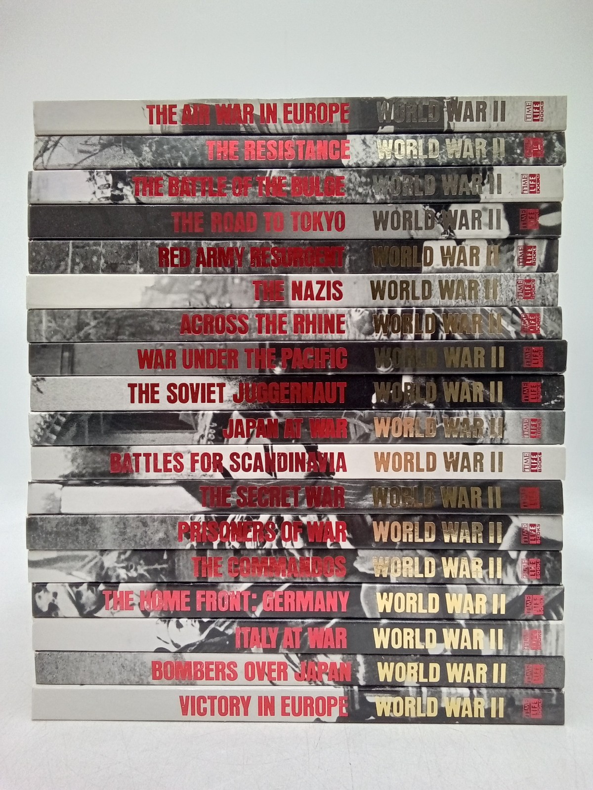 Time Life Books World War II Series 18 Books (Incomplete Set) See Description