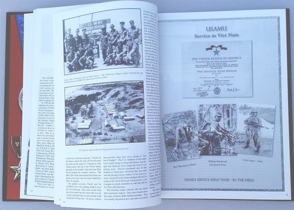 UNITED STATES ARMY MARKSMANSHIP UNIT 50TH ANNIVERSARY 1956 2006 HISTORY J MARTIN