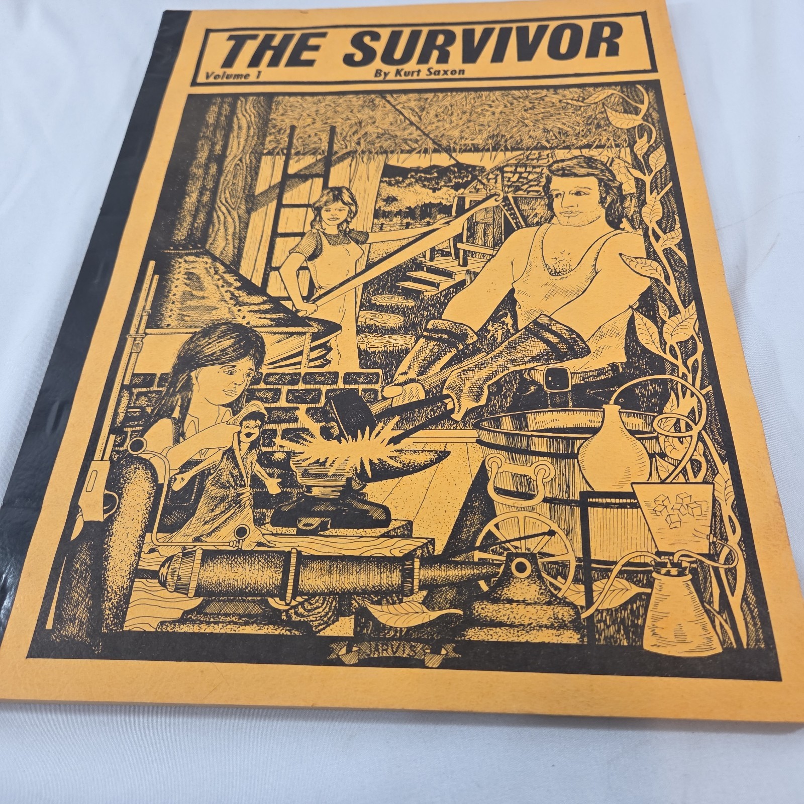 Vintage Kurt Saxon The Survivor Publication Volume 1 & Catalog Issue Large 1976