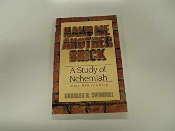 Hand Me Another Brick: A Study – Paperback, by Charles R. Swindoll – Very Good