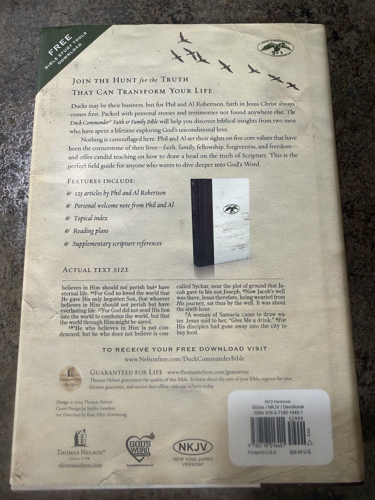 The Duck Commander Faith and Family Bible: New King James Version Signature RARE