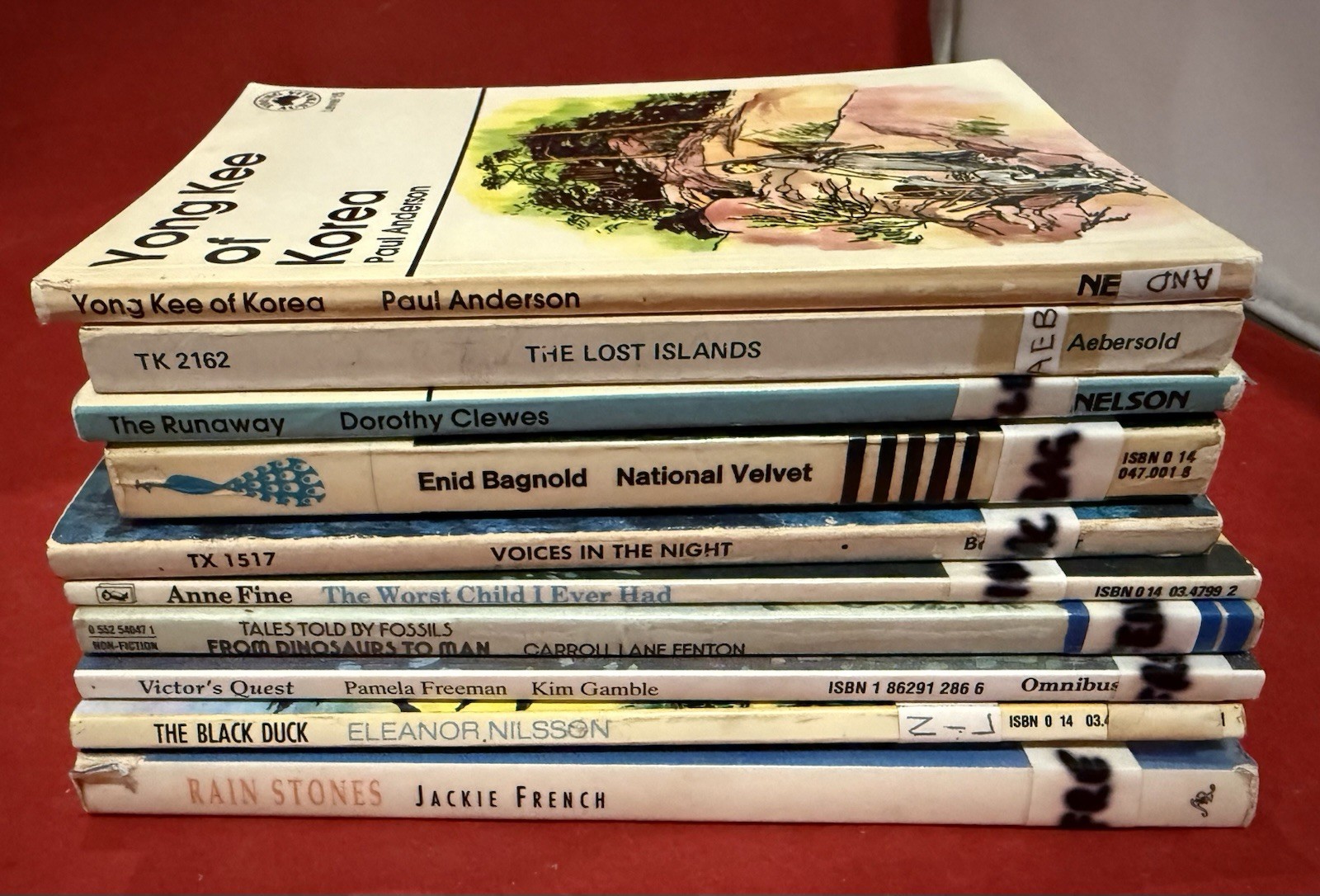 Mixed Lot Mixed Authors Teenage Vintage Retro Books Bulk Lot x 10 (Lot 1144)