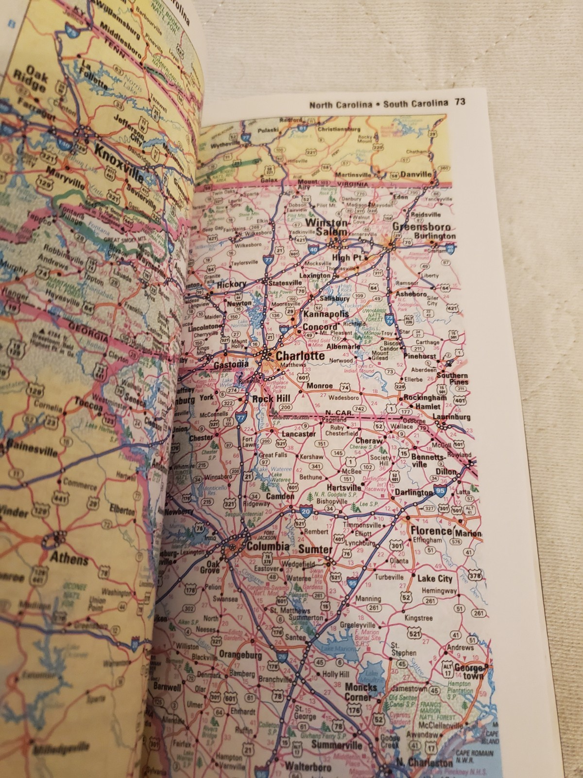 RAND MCNALLY COMPACT ROAD ATLAS UNITED STATES CANADA MEXICO 1998 Cabletron