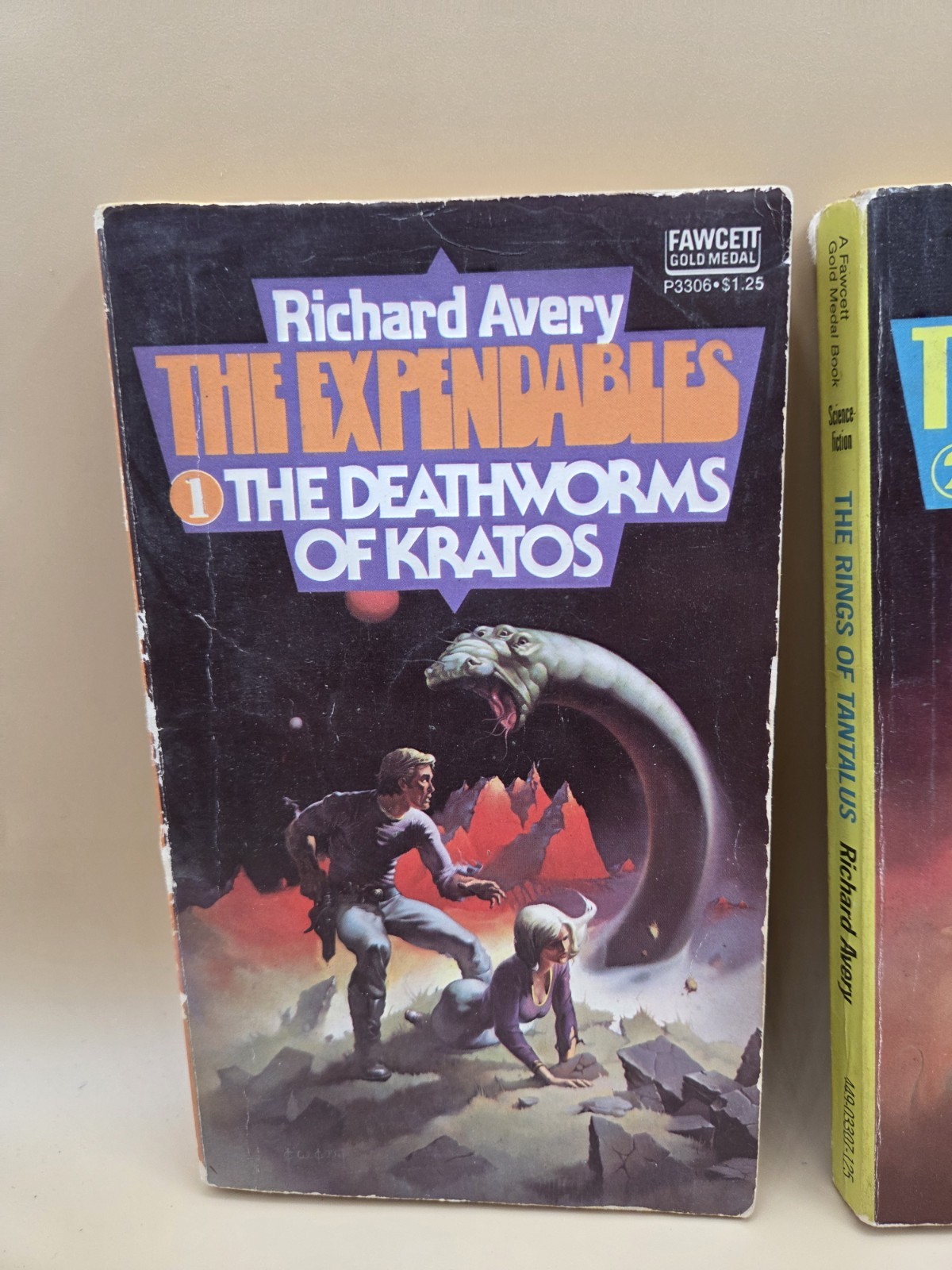 Vintage The Expendables Series Lot of 3 Books by Richard Avery 1975!