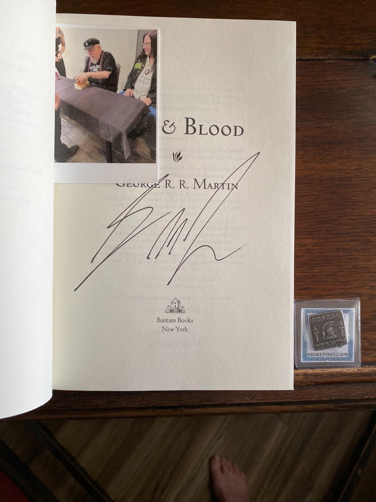 FIRE & BLOOD, George R. R. Martin, SIGNED 1st/1st print 2018 HCDJ prequel
