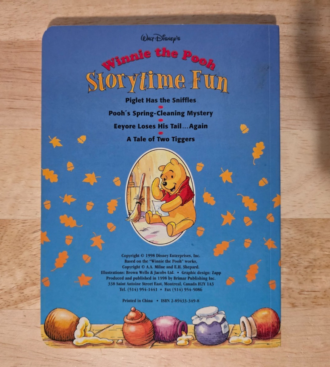 Winnie the Pooh Storytime Fun 4 Board Book Box Set