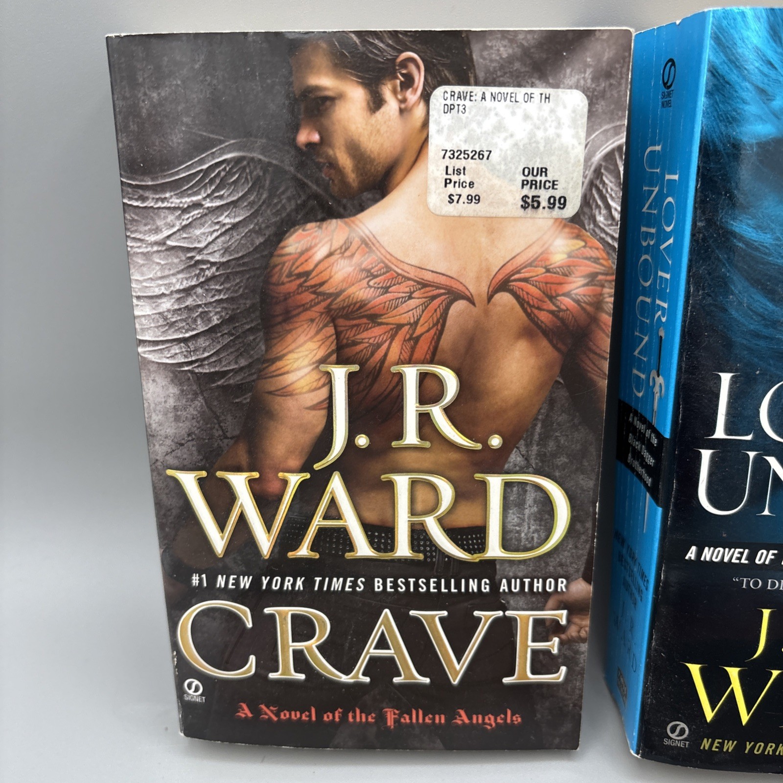 J.R. Ward ( Mixed Series ) Paranormal Romance Lot of 4 PBs