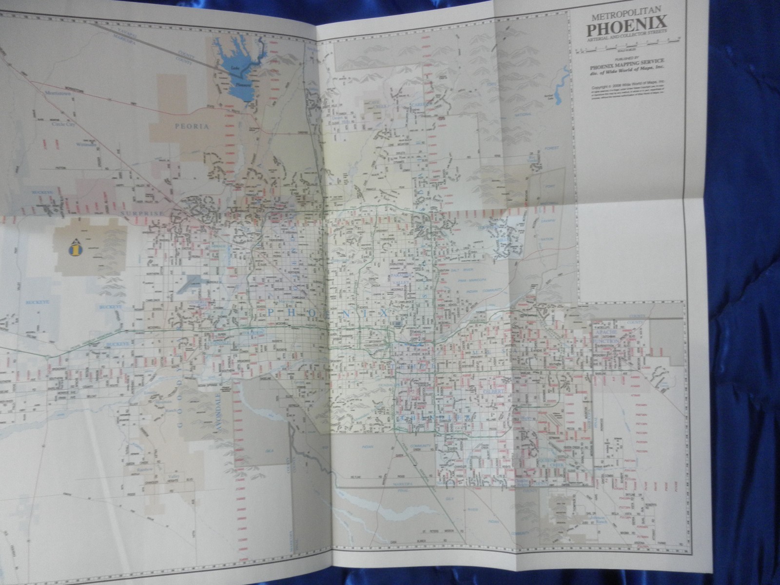 Phoenix Professional Edition Metro Area Street Atlas 2008 Edition large print