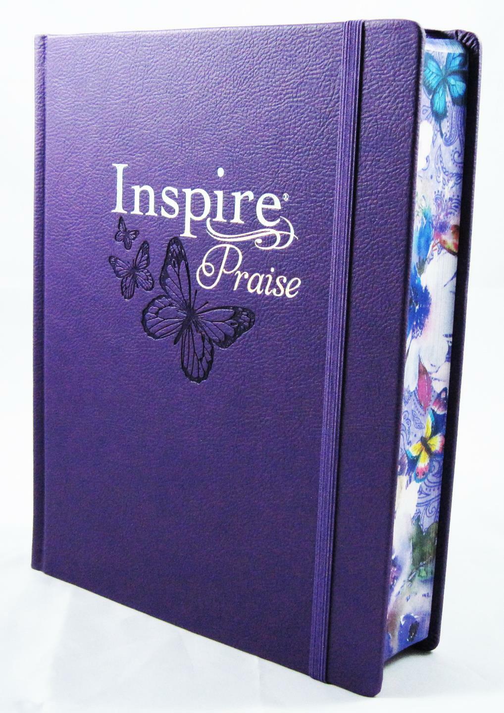 New NLT INSPIRE PRAISE BIBLE Large Print Journaling Coloring Living Translation