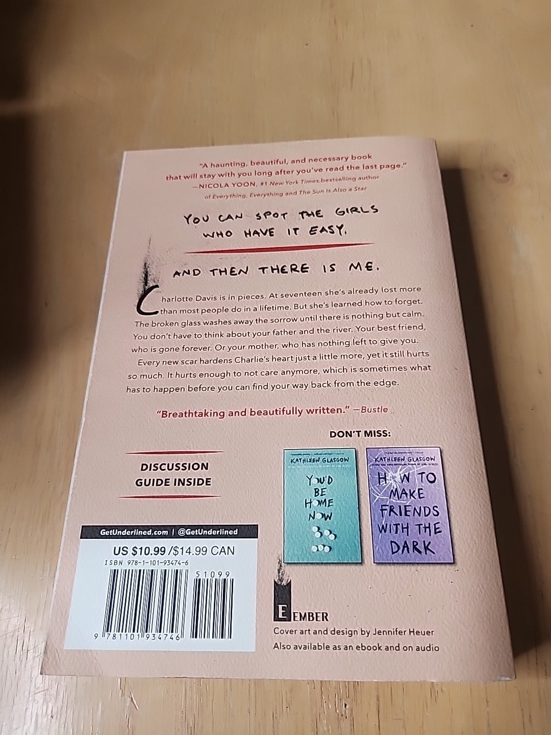 Girl in Pieces – Paperback By Glasgow, Kathleen – VERY GOOD