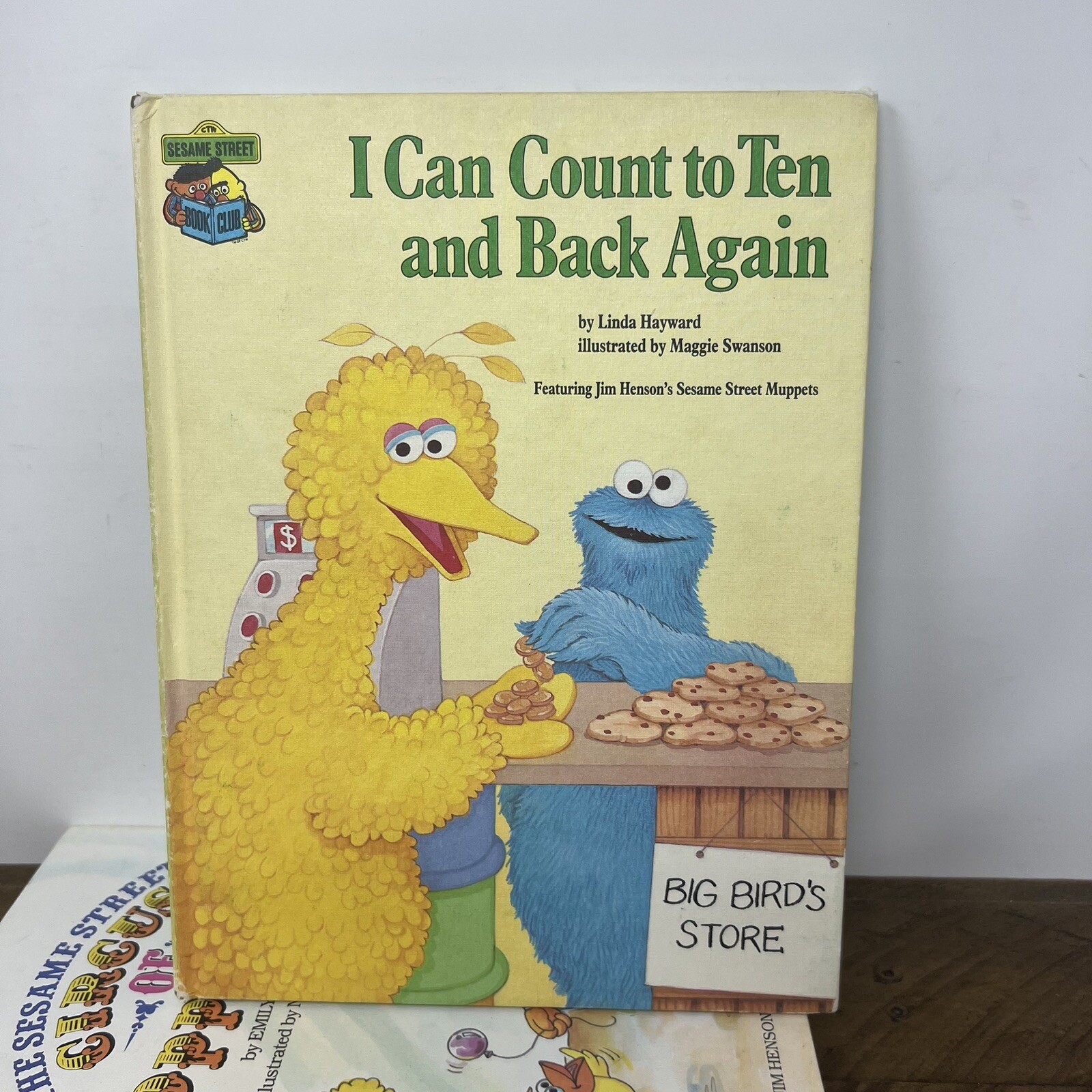 The Sesame Street Book Club Books Lot Of 5 Vintage 1980, 81, 85 Childrens