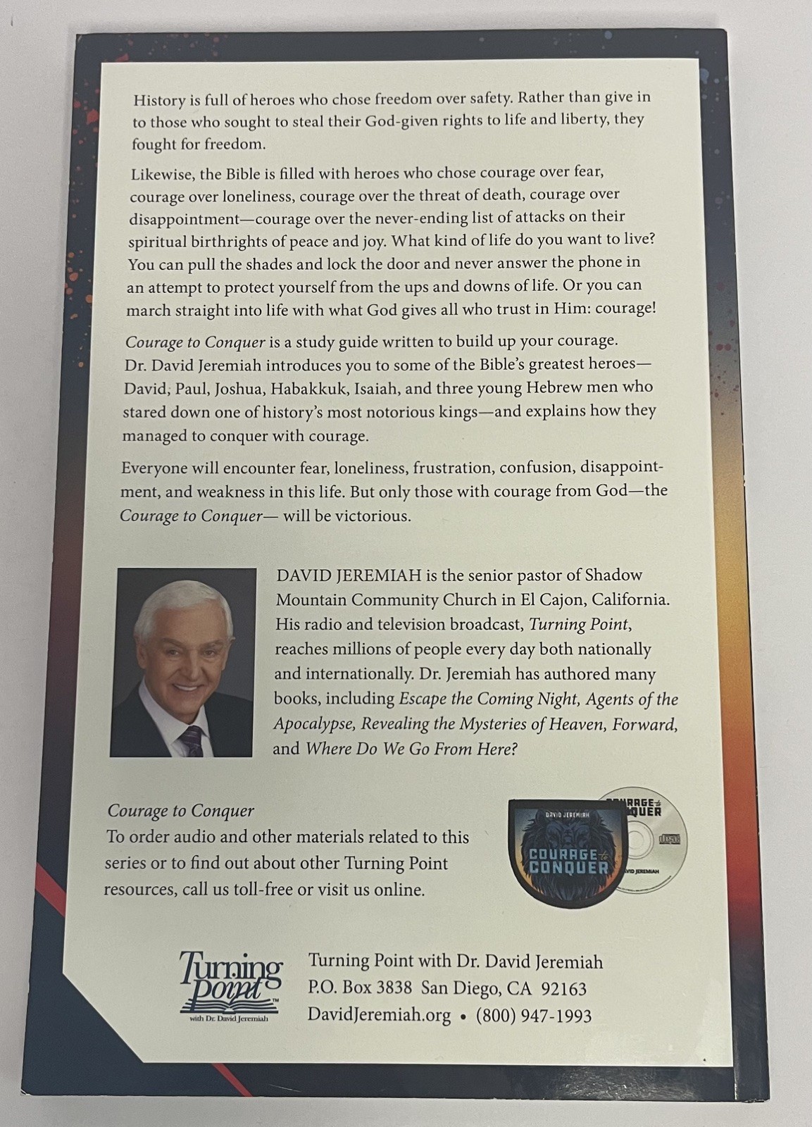 Courage To Conquer Study Guide Dr David Jeremiah