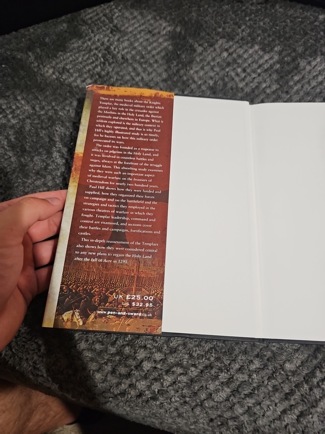 The Knights Templar at War 1120 -1312 by Paul Hill: Used