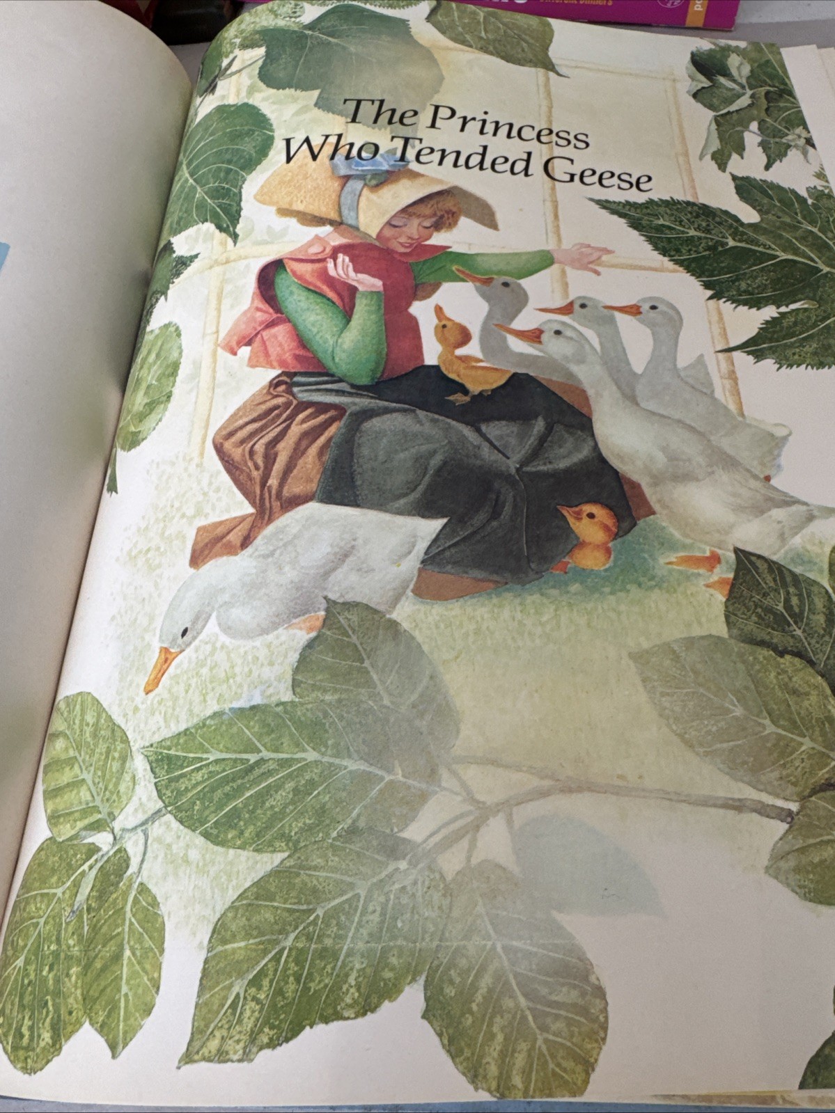 Vintage 1969 Storytime Treasury THE UGLY DUCKLING/THE PRINCESS WHO TENDED GEESE