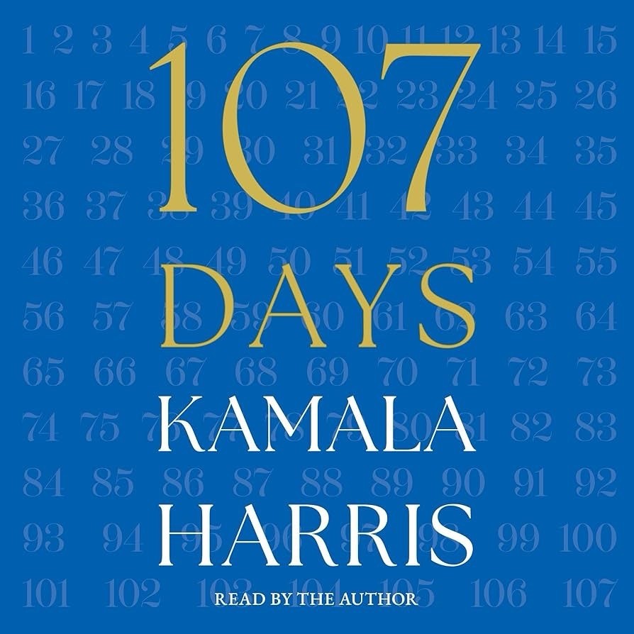 107 Days – Kamala Harris Signed Hardcover IN HAND