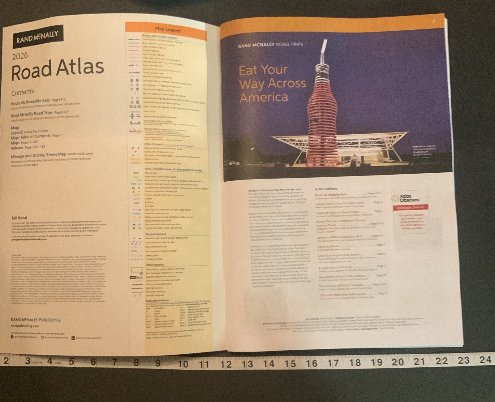 2026 Road Atlas : Reg by Rand McNally (2025, Sheet Map, Folded)