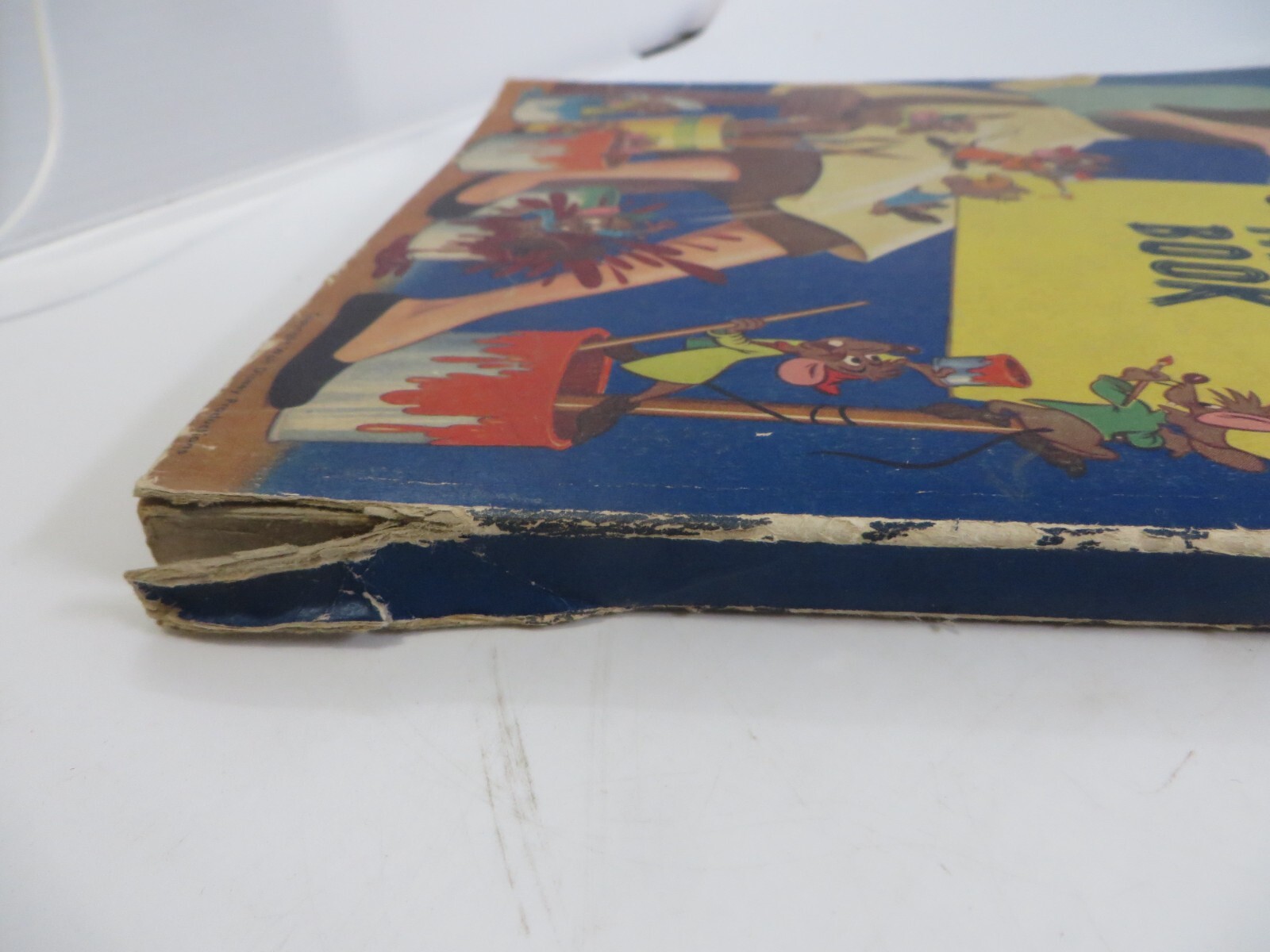 Vintage 1950 Walt Disney CINDERELLA Paint Coloring Book Whitman Publishing RARE