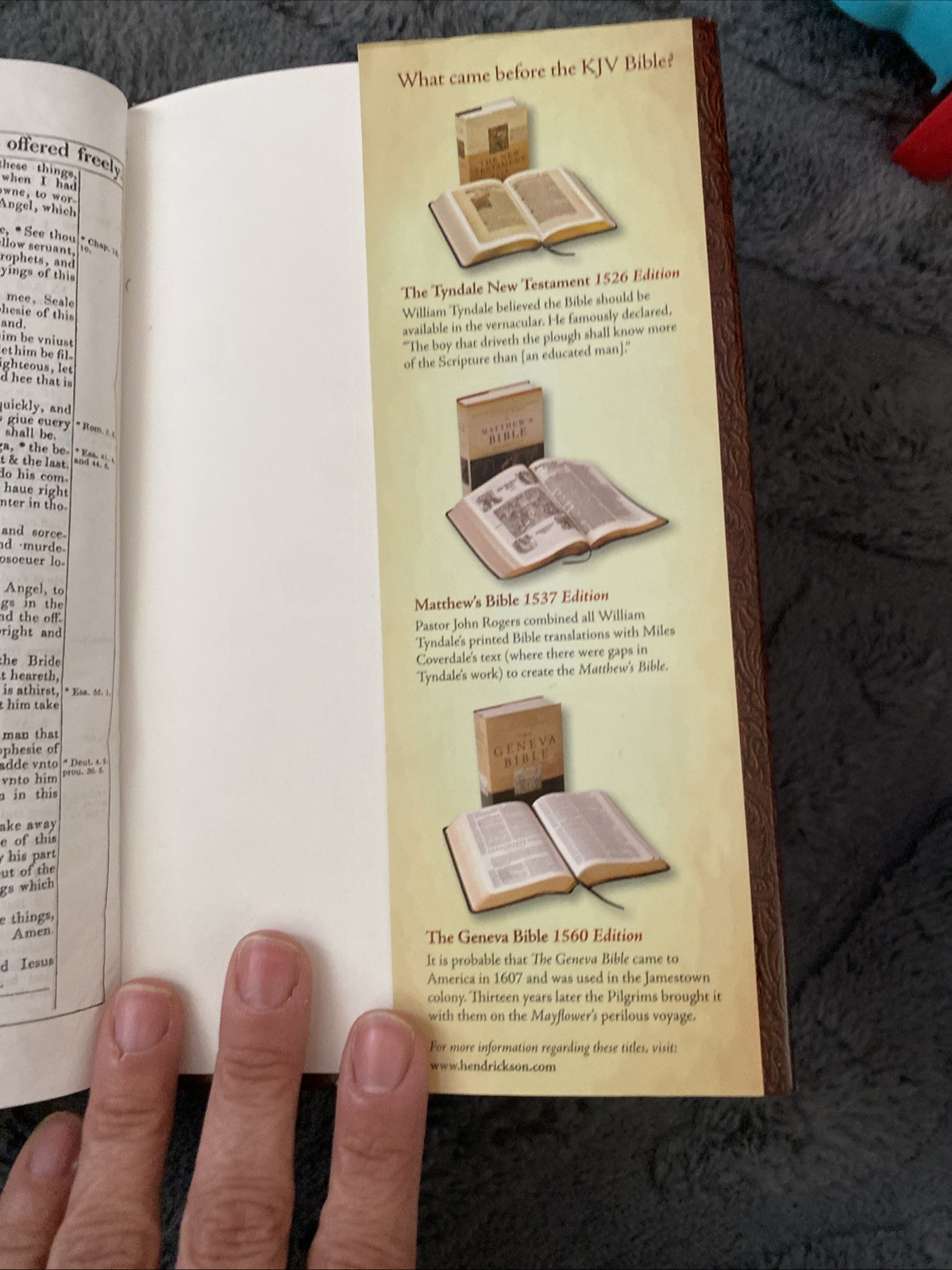 Text Bible-KJV-1611 by Hendrickson Publishers, Inc. Staff