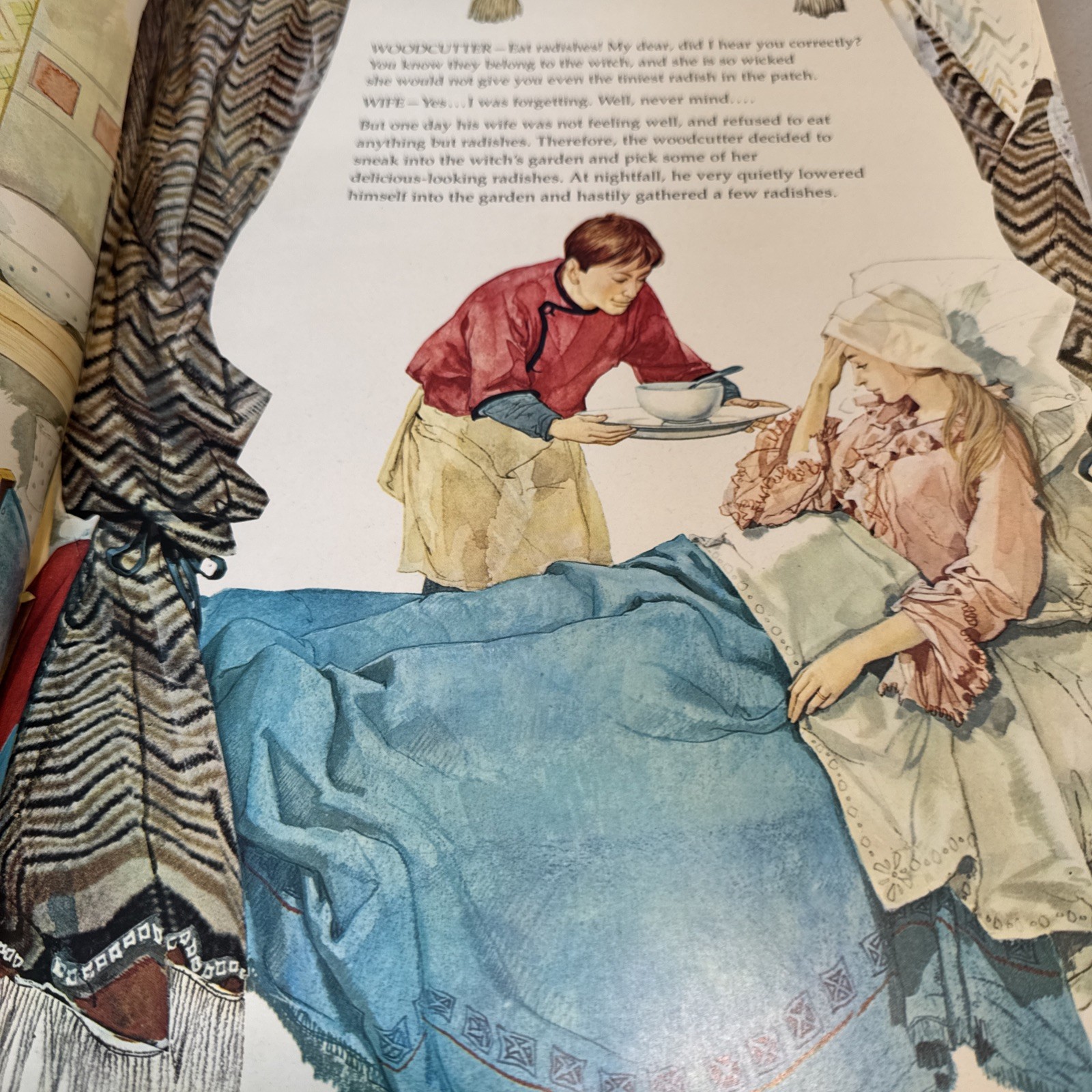 Vintage 1969 Storytime Treasury RAPUNZEL / THE TREASURE OF THE THREE BROTHERS