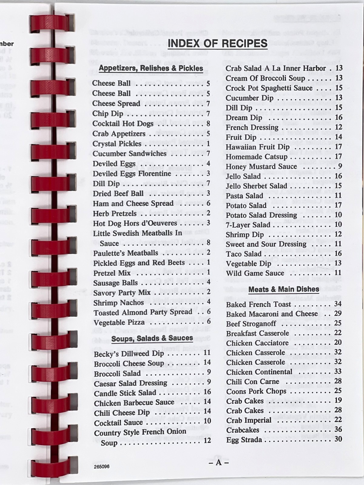 Bread of Life Cookbook Church Ladies Recipes 1996 Fayetteville PA- 88 pages
