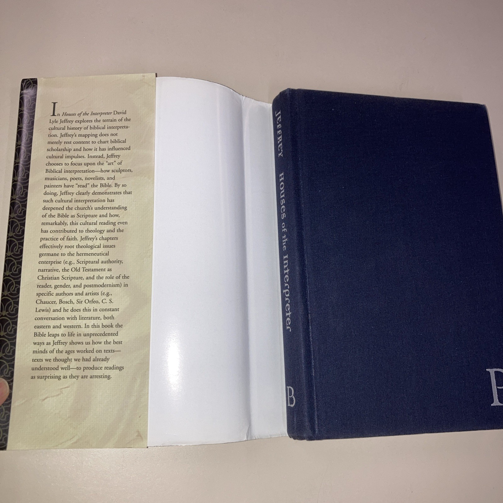 Houses of the Interpreter Reading Bible Reading Culture HC DJ Jeffrey 2003
