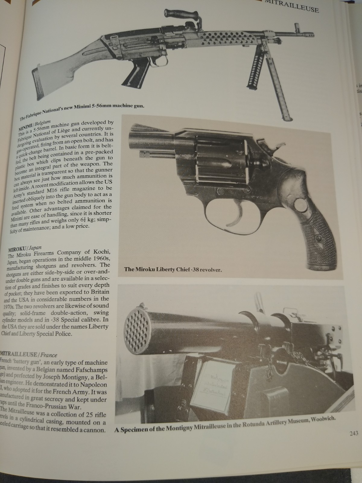 Signed Copy of The Illustrated Encyclopedia of FIREARMS by Ian V. Hogg 1984 RP