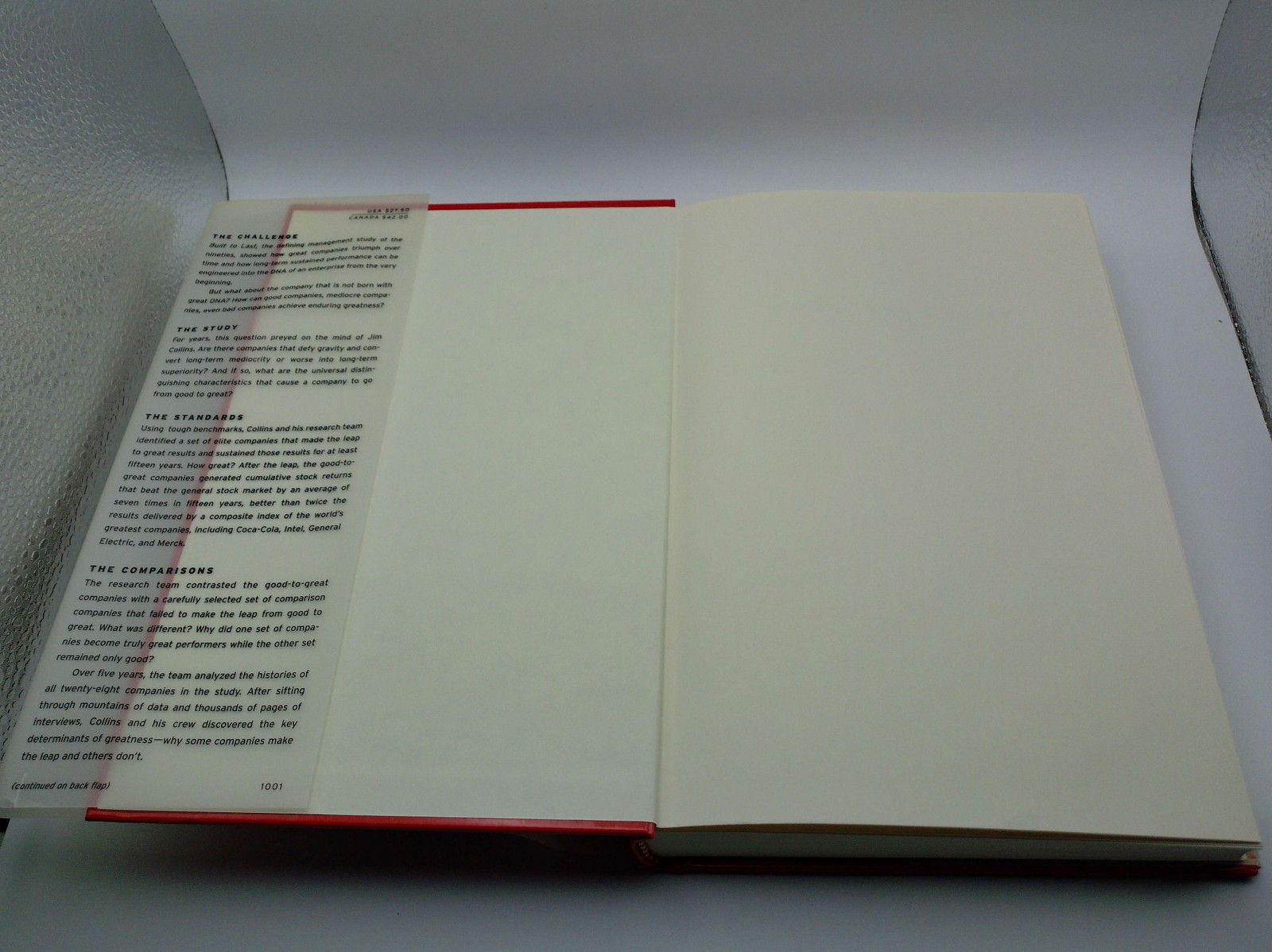 Jim Collins Good to Great Hardcover 1st Edition 2001 Business Leadership