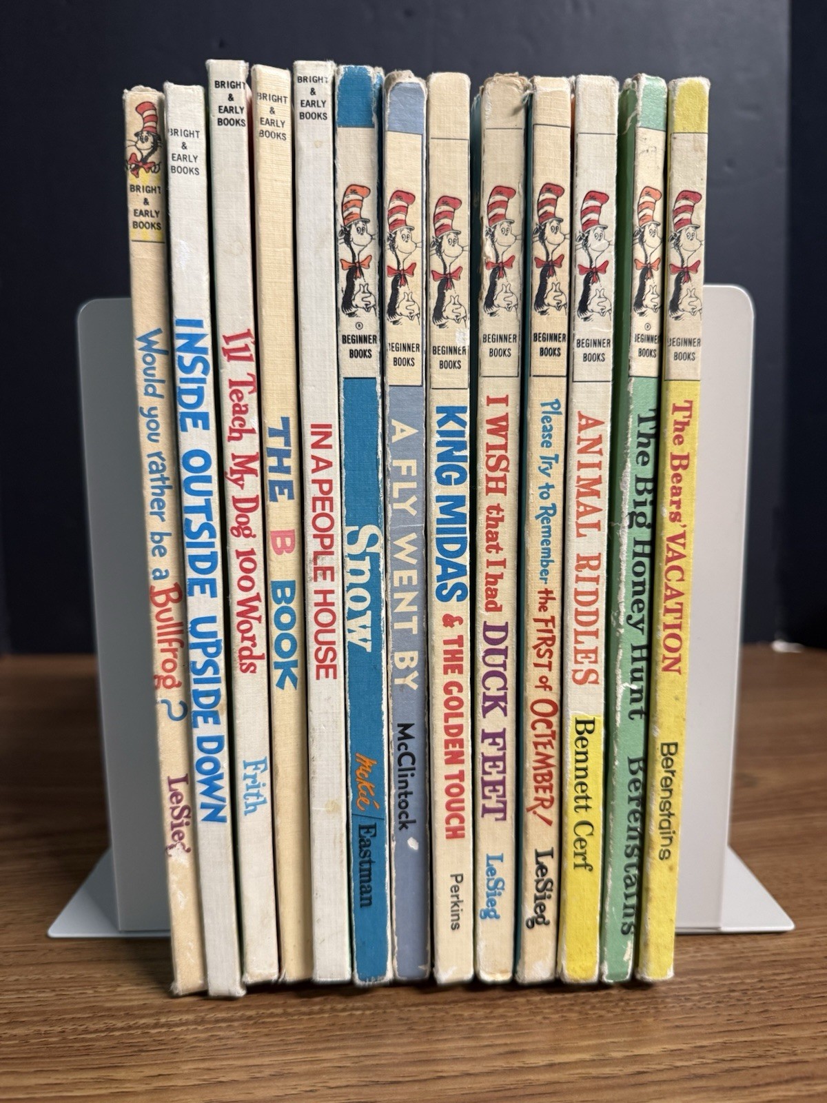 Lot of 13 DR SEUSS: I Can Read It Beginner Books, Hardcover Vntg, Various (GOOD)