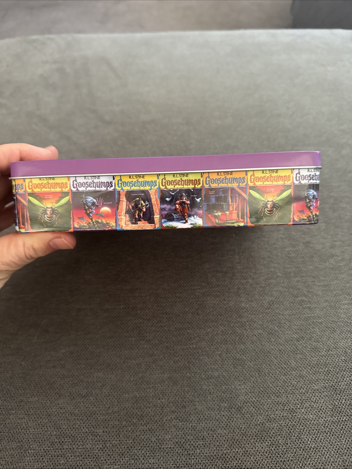 Goosebumps Books Tin Set 25th Anniversary Retro. 3 Of 5 Books Included.
