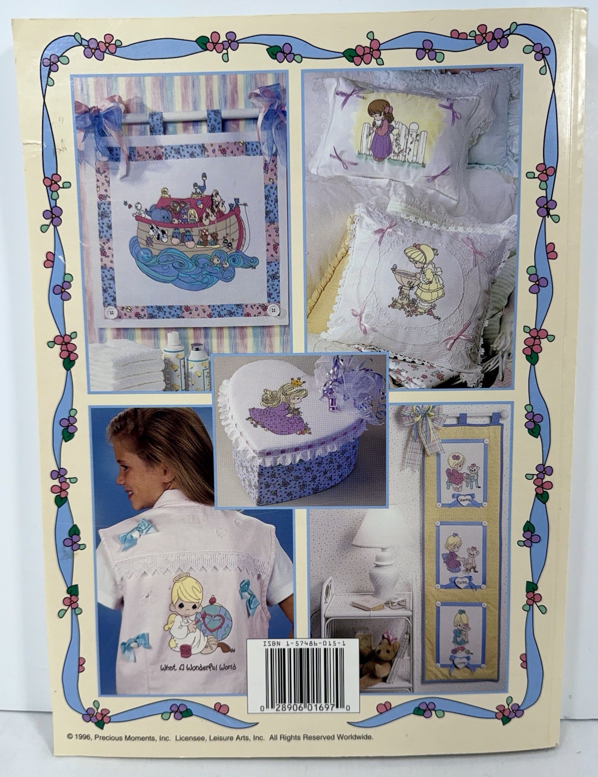 Precious Moments Iron-On Transfers Book 2 Leisure Arts 1996 Vintage Unused