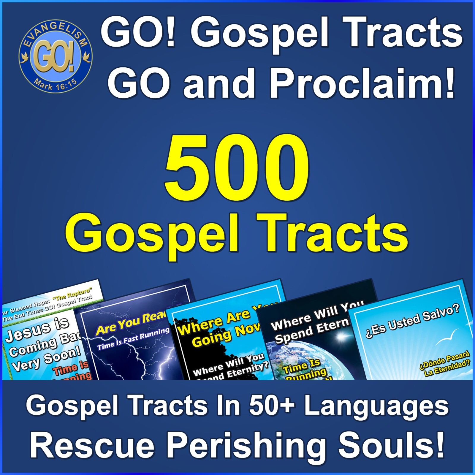 500 Gospel Tracts in Various Languages