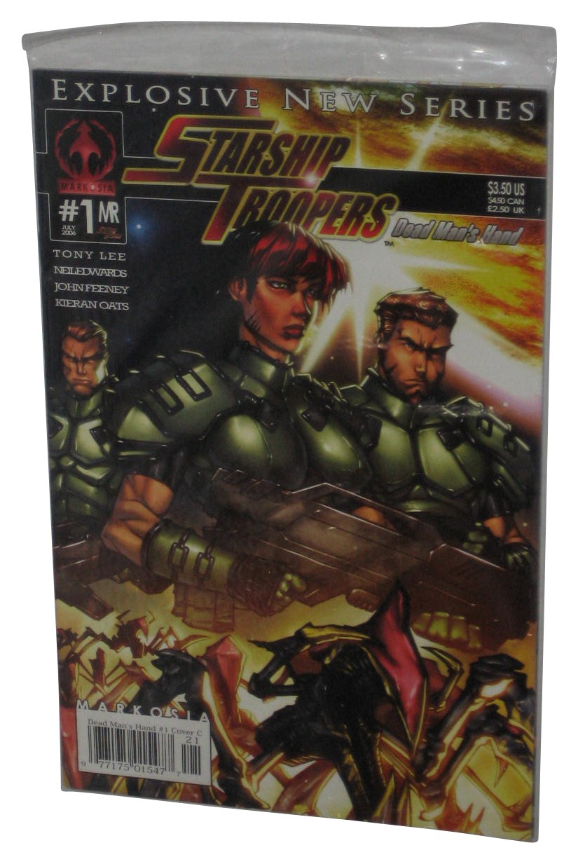 Starship Troopers Dead Man’s Hand #1 (2006) Markosia Comic Book Pack – (2 Comics