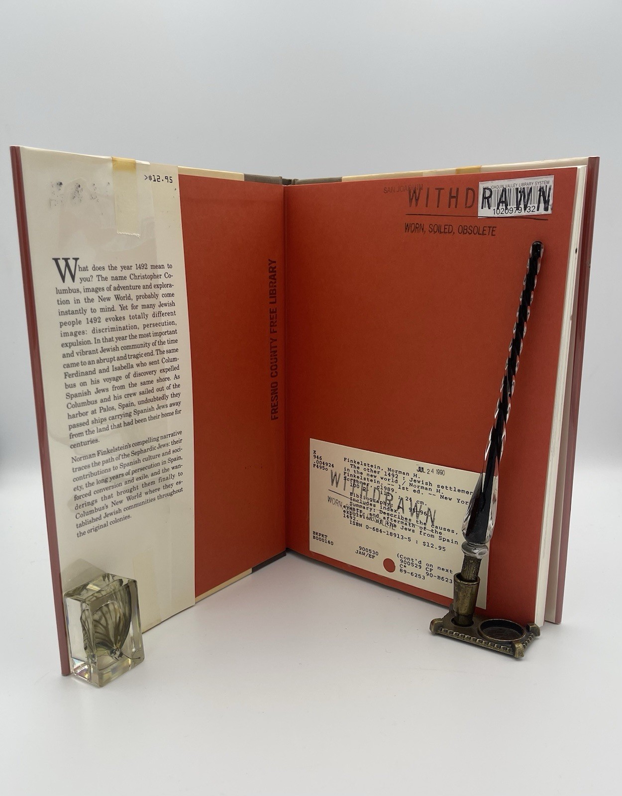 The Other 1492 | Jewish Settlement in the New World by N. Finkelstein 1st Ed. HC