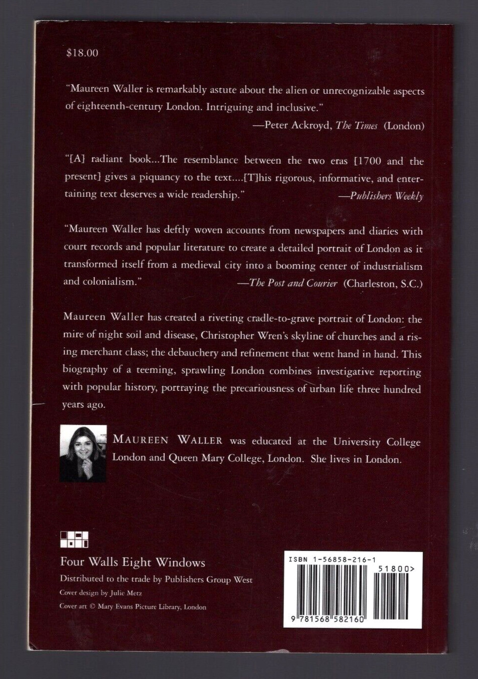 1700: Scenes from London Life -Trade Paperback By Waller, Maureen -Very Good